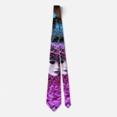 Cravate Costume pourpre de carnaval (Devant)