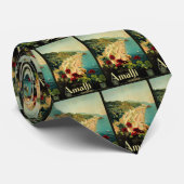 Cravate Côte italienne d'Amalfi, Poster Vintage voyage Ita (Roulé)