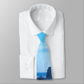 Cravate Côte Pacifique bleue (Attaché)