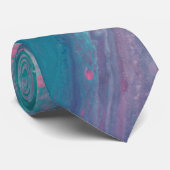 Cravate Coton Candy Dreams Fluid Art (Roulé)