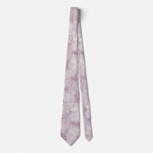 Cravate Cottage Campagnard Velouté Lilas Daisy
