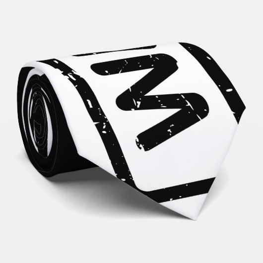 Cravate Cou avec logo blanc et rose Wayward (Roulé)