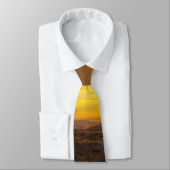 Cravate Couché de soleil de la vallée du Monument (Attaché)