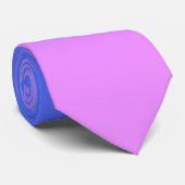 Cravate Couché de soleil rose bleu (Roulé)