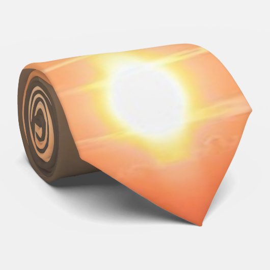 Cravate Coucher de soleil (Roulé)