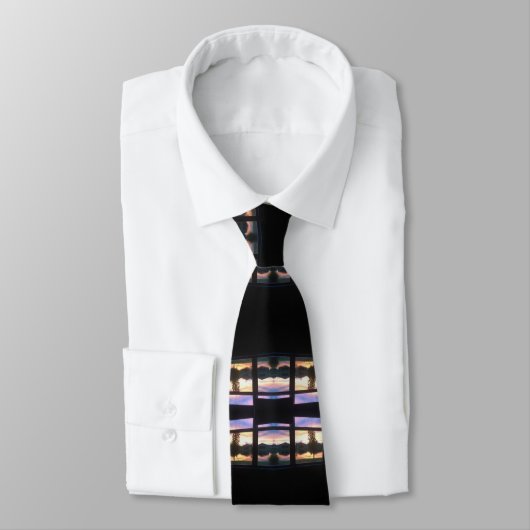 Cravate Coucher de soleil (Attaché)