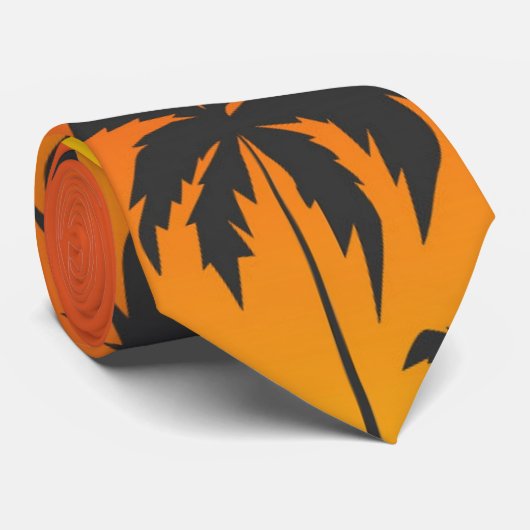 Cravate coucher de soleil (Roulé)