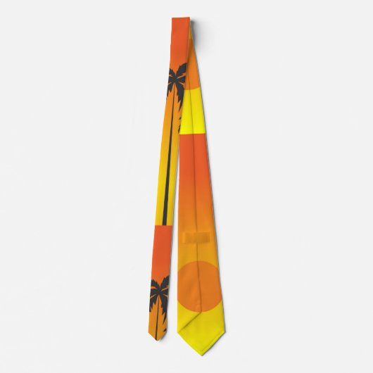 Cravate coucher de soleil (Dos)