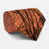 Cravate Coucher de soleil à travers les flocons d'avoine (Roulé)