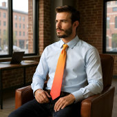 Cravate Coucher de soleil Ombré