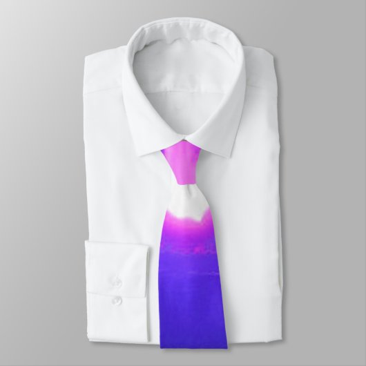 Cravate Coucher de soleil Twilight violet (Attaché)
