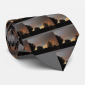 Cravate coucher du soleil à Amarillo le Texas après (Roulé)