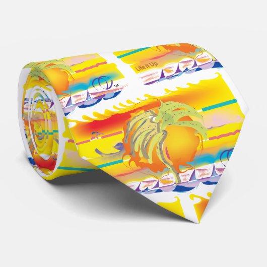 Cravate Coucher du soleil Dreamin (Roulé)
