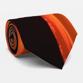 Cravate Coucher du soleil intense (Roulé)