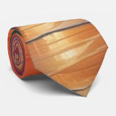 Cravate Coucher Rouge Océan Peinture de paysage marin (Roulé)