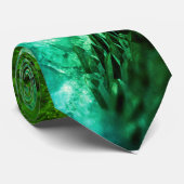 Cravate Couches de cristaux verts (Roulé)