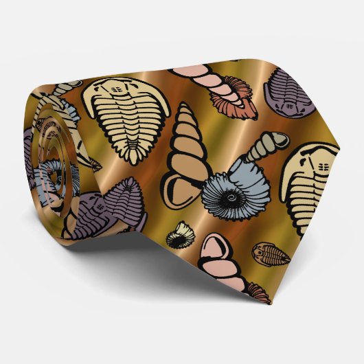 Cravate Couches fossiles - amorties (Roulé)