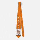 Cravate Cougar Team Mascot Football Basketball Baseball (Devant)