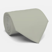 Cravate Couleur BABDAB gris cendré - Avec une option pour (Roulé)