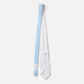 CRAVATE COULEUR BLEU PROFESSIONNELLE PROPRE LOGO ENTREPRIS (Dos)