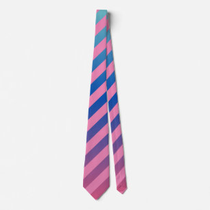 Cravate couleur bleu rose pour la conception des s