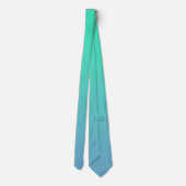 Cravate Couleur Bleu Vert (Dos)