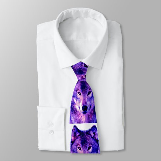 Cravate Couleur bleue de l'oeuvre Wolf (Attaché)