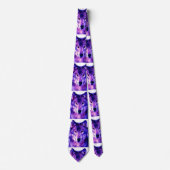 Cravate Couleur bleue de l'oeuvre Wolf (Devant)