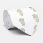 Cravate Couleur cadeau Hakuna Matata (Roulé)