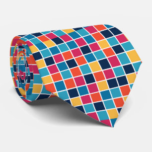 Cravate Couleur Colorée En Carré Papier Graphique