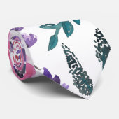 Cravate Couleur d'aquarelle rose pâle (Roulé)