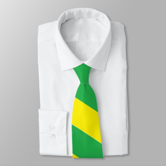 Cravate couleur Green Bay Packers (Attaché)