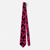 Cravate Couleur mignonne Arrière - plan Motif Necktie (Devant)