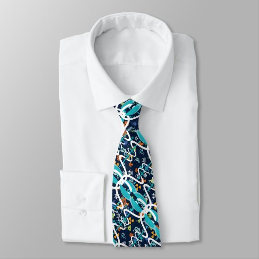 CRAVATE couleur Motif de tox Abstrait ACMT (Attaché)