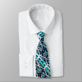 CRAVATE couleur Motif de tox Abstrait ACMT (Attaché)