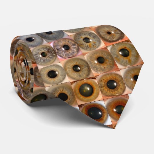 Cravate couleur oeil (Roulé)