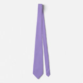 Cravate Couleur pourpre de lavande souple (Devant)