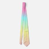 Cravate couleur Rainbow Ombre pour papa (Dos)
