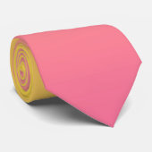 Cravate Couleur Rose Jaune (Roulé)