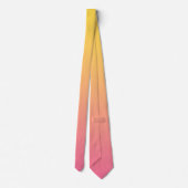 Cravate Couleur Rose Jaune (Dos)