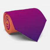 Cravate Couleur Rouge Orange Violet (Roulé)