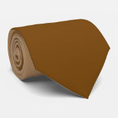 Cravate Couleur seulement - marron + votre idée (Roulé)