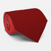 Cravate Couleur seulement - rouge + votre idée (Roulé)