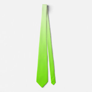 Cravate Couleur seulement - vert néon + votre idée