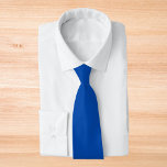 Cravate Couleur solide bleu Cobalt<br><div class="desc">Couleur solide bleu Cobalt</div>