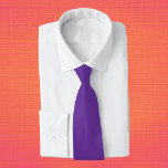 Cravate Couleur solide du coeur pourpre<br><div class="desc">Couleur solide du coeur pourpre</div>