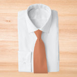 Cravate Couleur solide en cuivre pâle<br><div class="desc">Couleur solide en cuivre pâle</div>