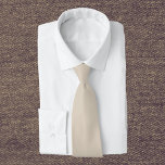Cravate Couleur solide en lin naturel<br><div class="desc">Couleur solide en lin naturel</div>