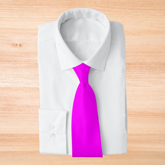 Cravate Couleur solide Fuchsia