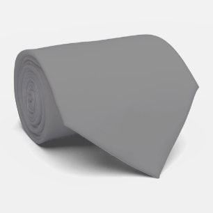 Cravate Couleur solide gris-blanc   Classic Elegant